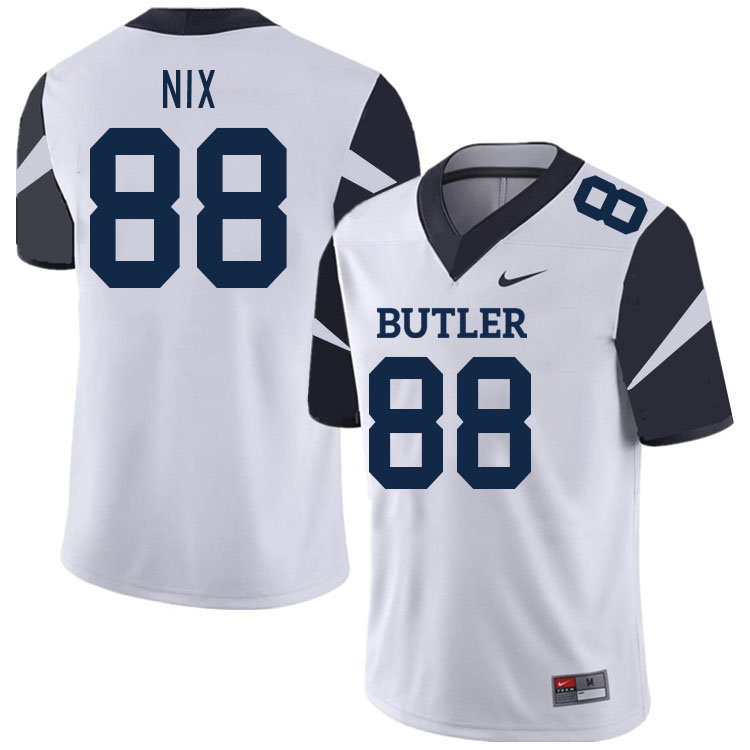 Men-Youth #88 Michael Nix Butler Bulldogs College Football Jerseys Stitched Sale-White